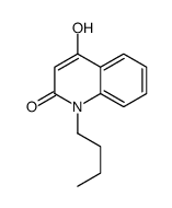 1-butyl-4-hydroxy-2-quinolinone Structure