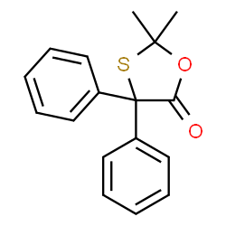 2,2-Dimethyl-4,4-diphenyl-1,3-oxathiolan-5-one picture