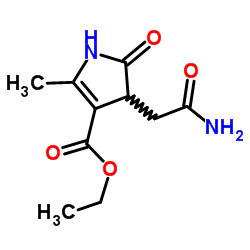 Ethyl 4-(2-amino-2-oxoethyl)-2-methyl-5-oxo-4,5-dihydro-1H-pyrrole-3-carboxylate picture