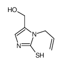 4-(hydroxymethyl)-3-prop-2-enyl-1H-imidazole-2-thione Structure