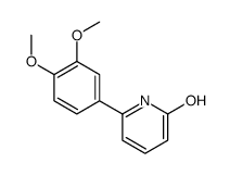 6-(3,4-dimethoxyphenyl)-1H-pyridin-2-one结构式