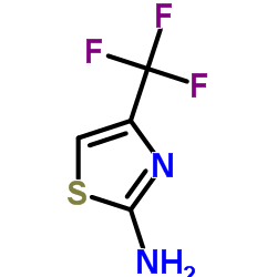 2-氨基-4-三氟甲基噻唑结构式