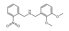 N-(2,3-dimethoxybenzyl)-1-(2-nitrophenyl)methanamine结构式