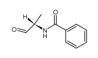 2-Benzamido-propionaldehyd结构式