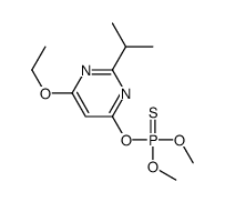 Thiophosphoric acid O,O-dimethyl O-(6-ethoxy-2-isopropylpyrimidin-4-yl) ester Structure