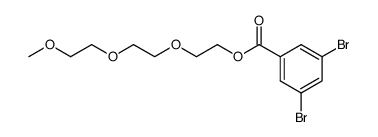 2-[2-(methoxyethoxy)ethoxy]ethyl 3,5-dibromobenzoate Structure