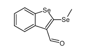 2-(Methylseleno)benzo[b]selenophene-3-carbaldehyde Structure