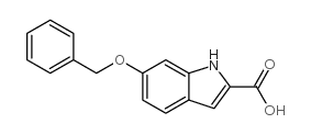 6-phenylmethoxy-1H-indole-2-carboxylic acid structure