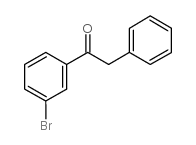 1-(3-bromophenyl)-2-phenylethanone结构式