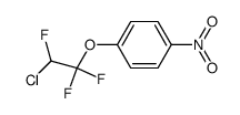 (2-chloro-1,1,2-trifluoro-ethyl)-(4-nitro-phenyl)-ether结构式
