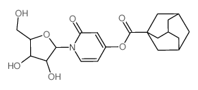 Tricyclo[3.3.1.13,7]decane-1-carboxylic acid, 1, 2-dihydro-2-oxo-1-.beta.-D-ribofuranosyl-4-pyridinyl ester picture