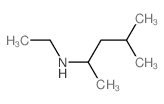 N-ethyl-4-methyl-pentan-2-amine结构式