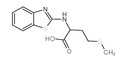 2-(1,3-benzothiazol-2-ylamino)-4-methylsulfanylbutanoic acid Structure