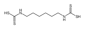 N,N'-(hexamethylene)bisdithiocarbamic acid结构式