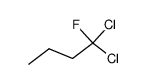 1,1-dichloro-1-fluoro-butane结构式