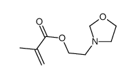 2-(1,3-Oxazolidin-3-yl)ethyl methacrylate Structure