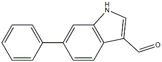 6-phenyl-1H-indole-3-carbaldehyde Structure