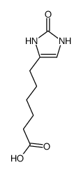 6-(2-oxo-2,3-dihydro-1H-imidazol-4-yl)-hexanoic acid结构式