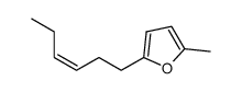 (Z)-2-(3-Hexenyl)-5-Methylfuran structure