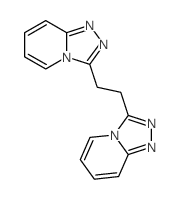 1,2,4-Triazolo[4,3-a]pyridine,3,3'-(1,2-ethanediyl)bis-结构式