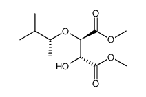(2R,3R)-3-((3-methylbutan-2-yl)oxy)-2-hydroxy-1,4-butanedioic acid dimethyl ester结构式