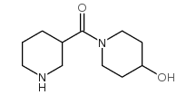 (4-羟基-1-哌啶)哌啶-3-甲酮结构式