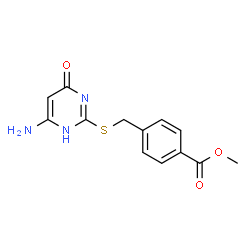 methyl 4-{[(4-amino-6-oxo-1,6-dihydropyrimidin-2-yl)sulfanyl]methyl}benzoate picture