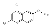 4-chloro-6-methoxy-2-methylquinoline Structure