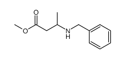 methyl 3-(benzylamino)butanoate结构式
