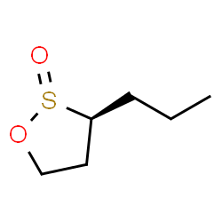 1,2-Oxathiolane, 3-propyl-, 2-oxide, (2R,3S)- (9CI) structure