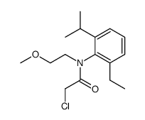 2-Chloro-N-(2-ethyl-6-isopropyl-phenyl)-N-(2-methoxy-ethyl)-acetamide Structure