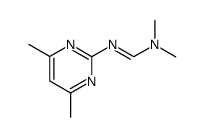 2-(N,N-dimethylaminomethyleneamino)-4,6-dimethylpyrimidine Structure