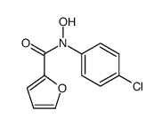 N-(4-chlorophenyl)-N-hydroxyfuran-2-carboxamide Structure