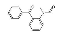 2-(N-methylformamido)benzophenone结构式