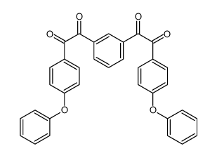 1-[3-[2-oxo-2-(4-phenoxyphenyl)acetyl]phenyl]-2-(4-phenoxyphenyl)ethane-1,2-dione结构式
