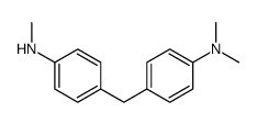 N,N-Dimethyl-4-[[4-(methylamino)phenyl]methyl]benzenamine Structure