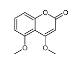 4,5-Dimethoxy-2H-1-benzopyran-2-one Structure