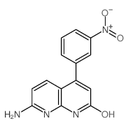 7-amino-4-(3-nitrophenyl)-1H-1,8-naphthyridin-2-one structure