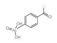 (4-carbonochloridoylphenyl)arsonic acid结构式