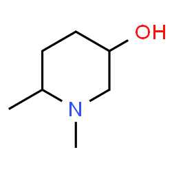 1,6-Dimethyl-3-piperidinol结构式