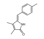 (Z)-3,4-dimethyl-5-<(4-methylphenyl)methylene>-3-pyrrolin-2-one结构式