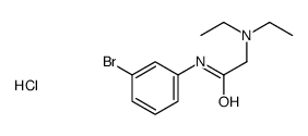 N-(3-bromophenyl)-2-(diethylamino)acetamide,hydrochloride Structure
