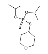 4-diisopropoxythiophosphorylsulfanyl-morpholine Structure