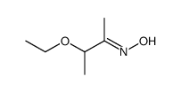3-ethoxybutan-2-one oxime Structure