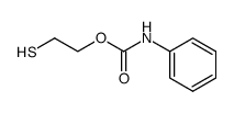 phenyl-carbamic acid-(2-mercapto-ethyl ester)结构式