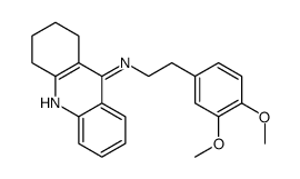N-[2-(3,4-dimethoxyphenyl)ethyl]-1,2,3,4-tetrahydroacridin-9-amine Structure