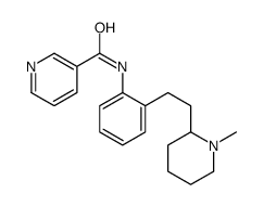 N-[2-[2-(1-methylpiperidin-2-yl)ethyl]phenyl]pyridine-3-carboxamide结构式