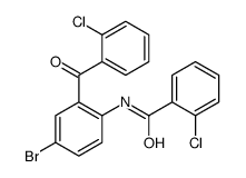N-[4-bromo-2-(2-chlorobenzoyl)phenyl]-2-chlorobenzamide结构式