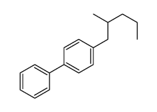 1-(2-methylpentyl)-4-phenylbenzene结构式