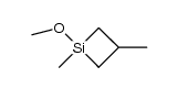 1-methoxy-1,3-dimethyl-siletane Structure